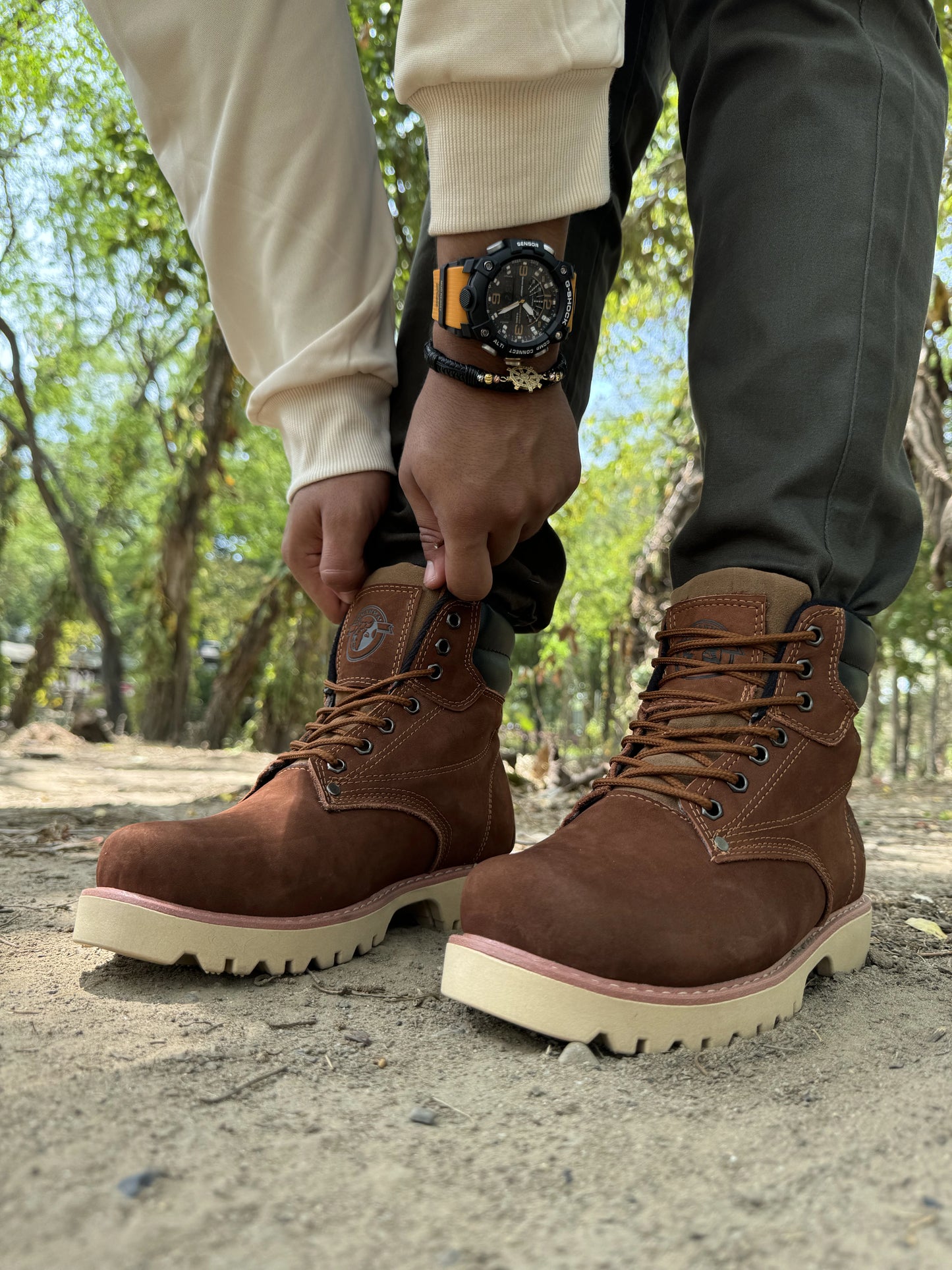 Bota Brahma en Cuero