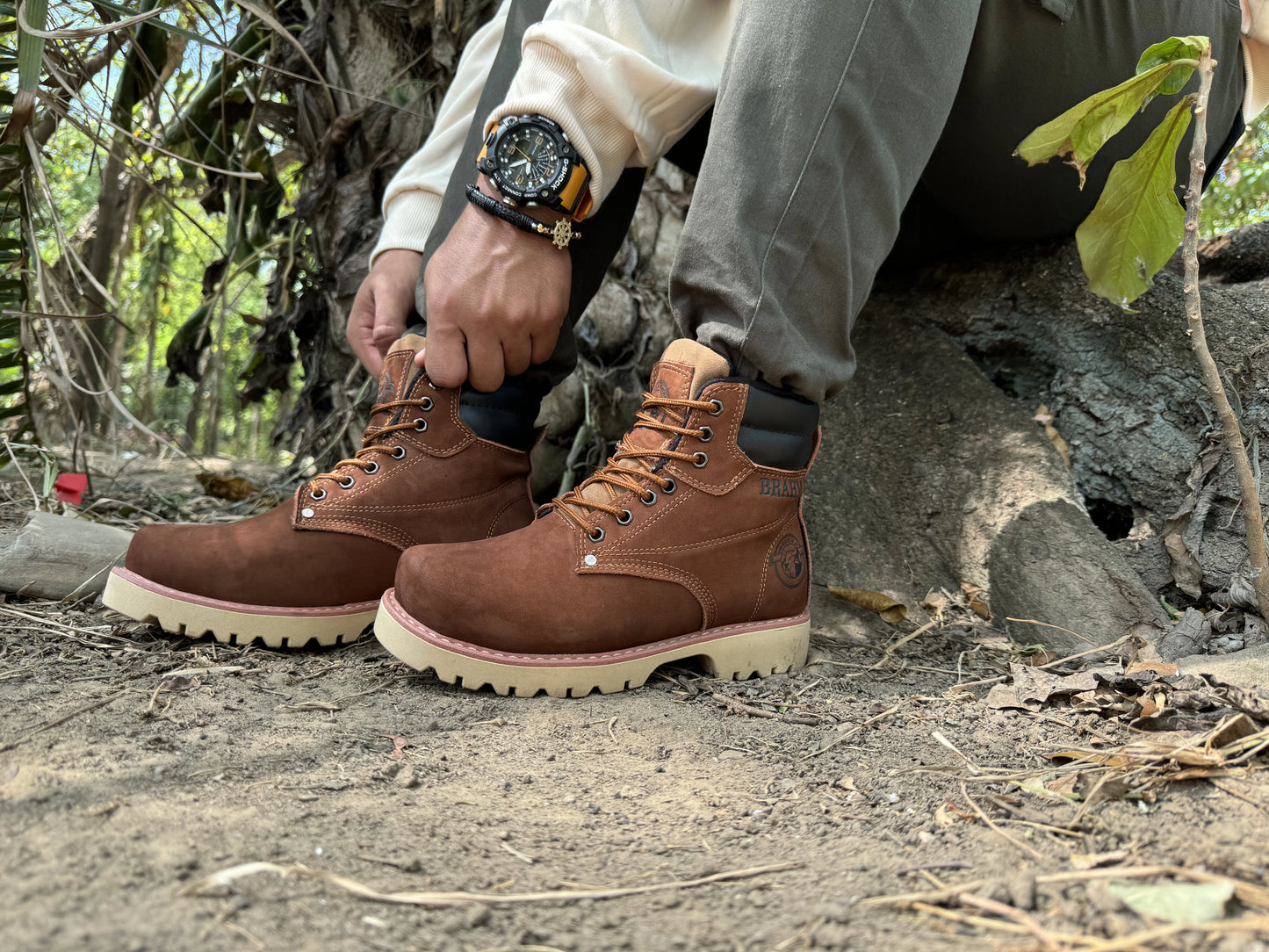 Bota Brahma en Cuero