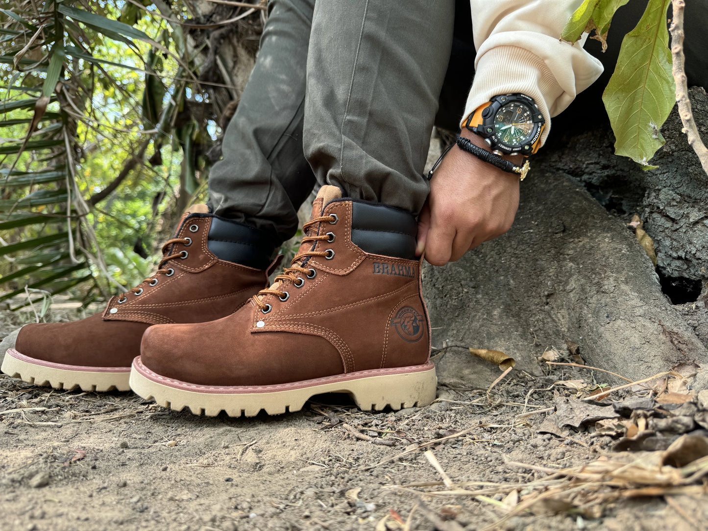 Bota Brahma en Cuero